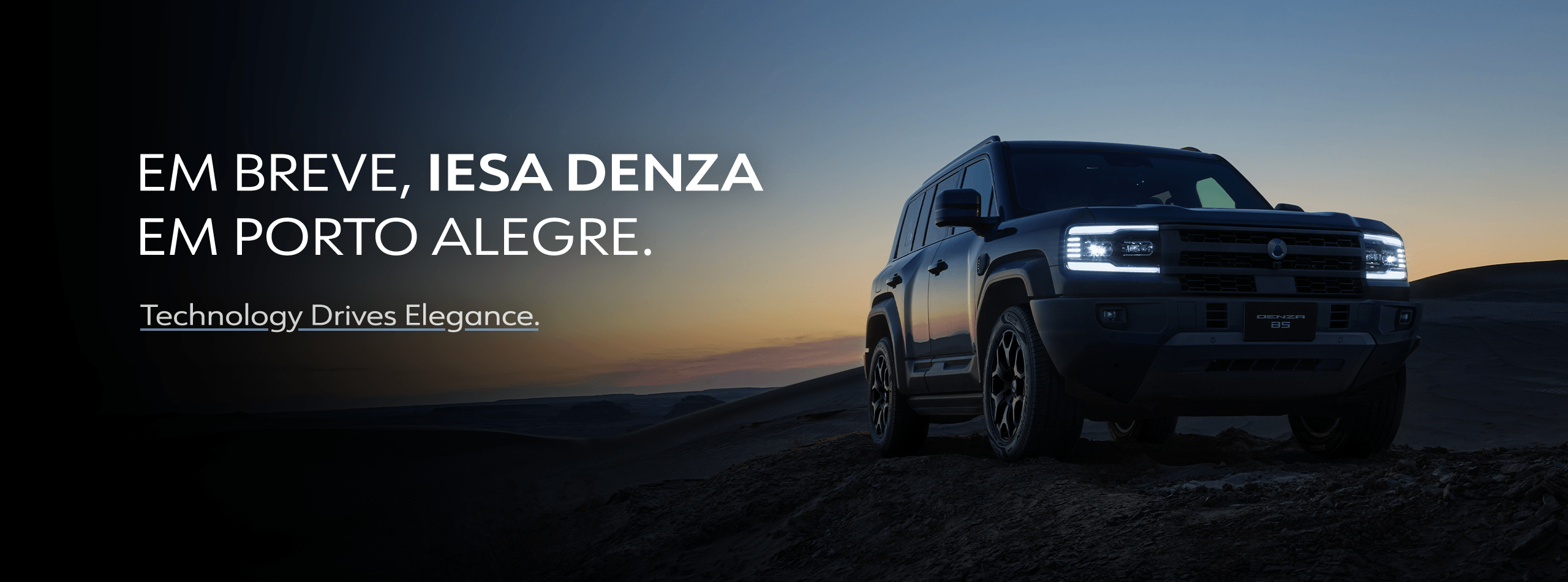 Em breve, IESA DENZA em Porto Alegre. Technology Drives Elegance.
